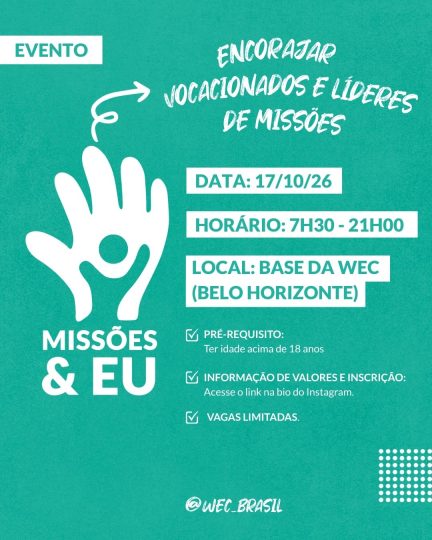 Missões e Eu 2026